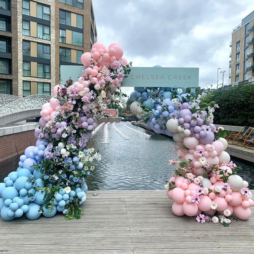 

196Pcs Macaron Latex Pink Blue Balloons Wedding Birthday Girl Party Decor Baby Shower Decor Air Globos