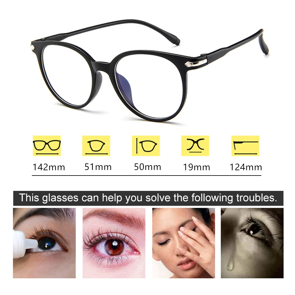 

2020 Vrouwen Mannen Bril Computer Reading Goggles Bril Voor Vrouwen Unisex Brillen Frame Vrouwen Anti Blue Ray Brillen