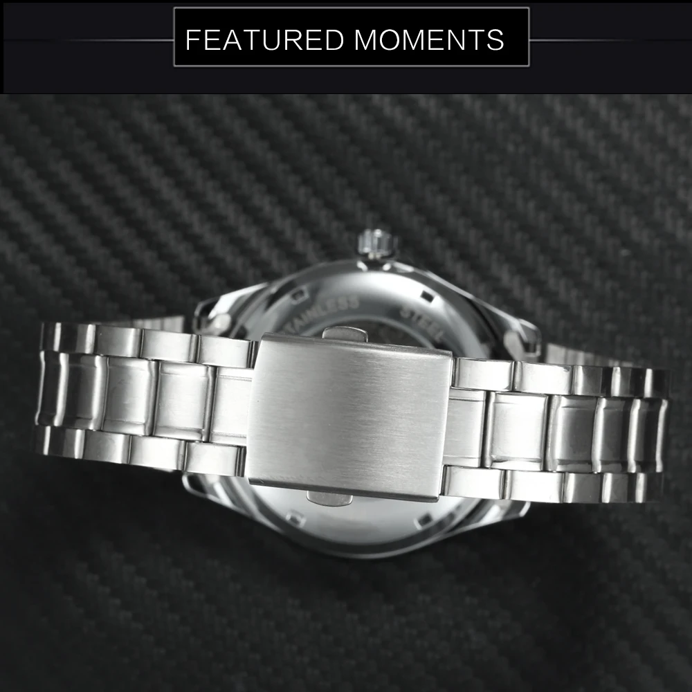 Часы наручные WINNER Мужские механические Классические Автоматические с ремешком