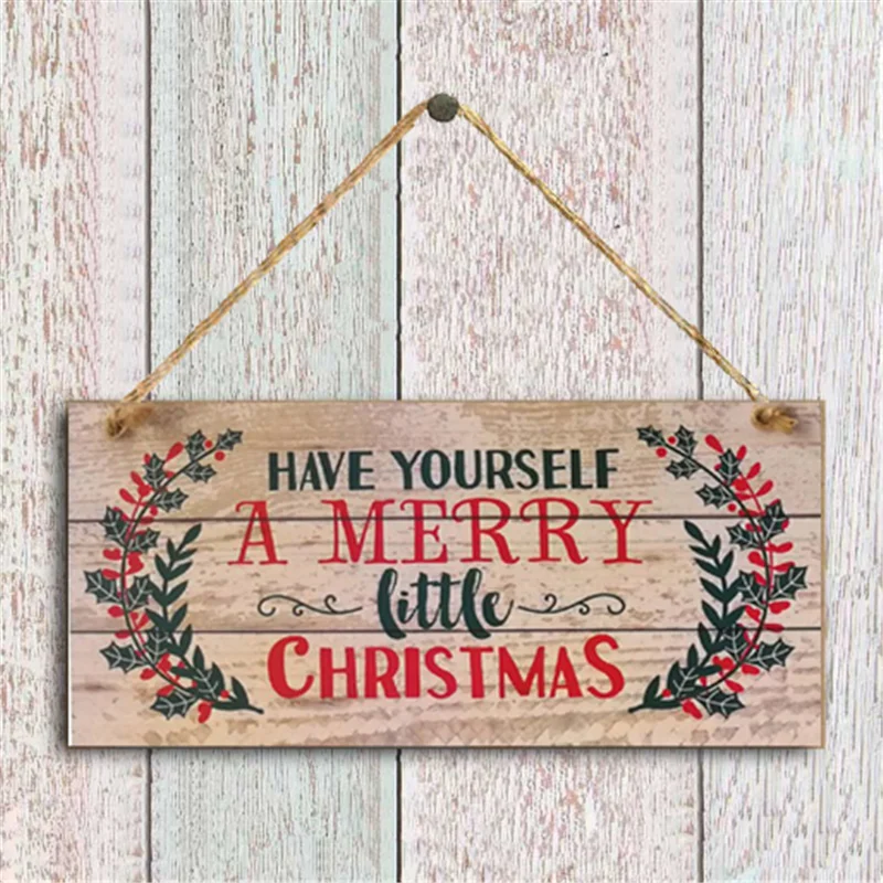 

New Year Xmas Christmas Tree Decoration Wooden Listing Home Christmas Decoration Navidad Merry Christmas Christmas Gift Kids