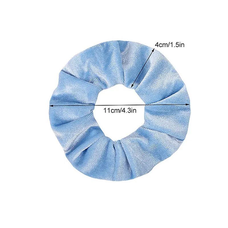 Яркие бархатные резинки для волос эластичные Простые женщин или девочек