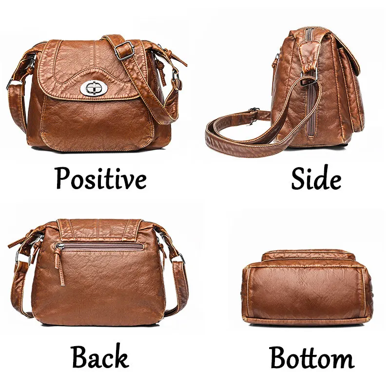 Дизайнерская зимняя женская сумка-мессенджер мягкая сумка через плечо из