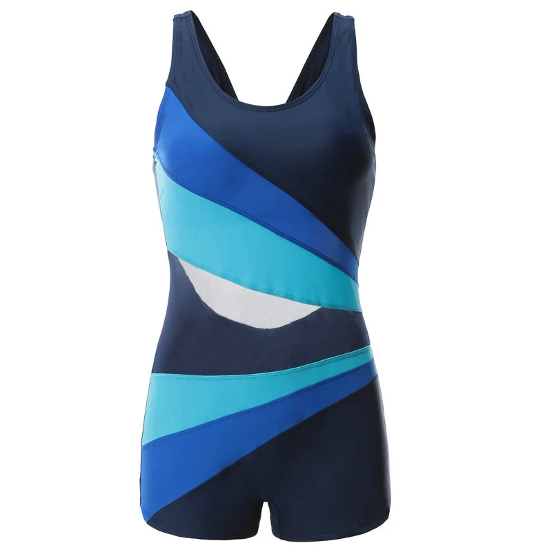 INGAGA, спортивные купальные костюмы для женщин, купальник, сдельный, из кусков, для соревнований, купальник, для борцовки, для женщин - Цвет: B0111