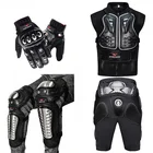 WOSAWE мотоциклетная куртка, мотокросса, бронежилет, грудь, задняя часть, защитные экипировочные шорты, штаны, защитные перчатки до колена, защитные наколенники