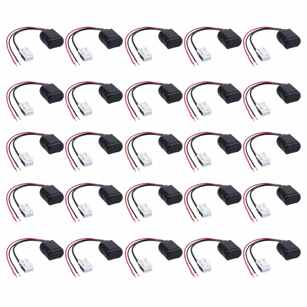 Jutech 12 шт. Bluetooth AUX адаптер для Mercedes кабель Радио Навигация Comand APS аудио 20 30 50 iPhone MP3
