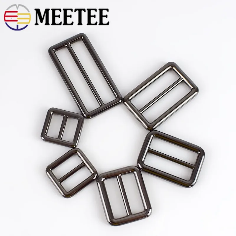 Meetee 15-50 мм металлическая пряжка для сумки рюкзак лямки ремень собачий ошейник Пряжка Крючки застежка Сделай Сам кожа Ремесло Швейные аксессуары