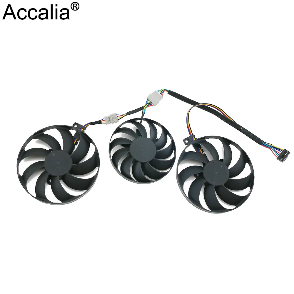 T129215BU T128010BU видеокарта вентилятор для ASUS Radeon RX 5600XT 5700 5700XT TUF X3 EVO OC Вентилятор