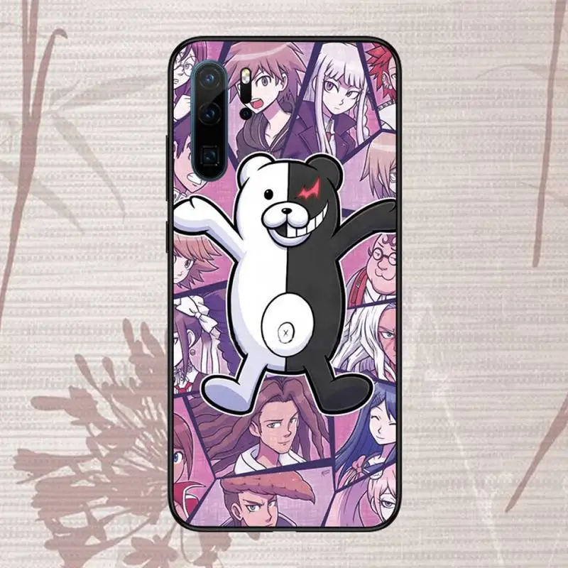 

Danganronpa Monokuma Phone Case For Huawei P20 P30 P40 lite Pro P Smart 2019 Mate 10 20 Lite Pro Nova 5t