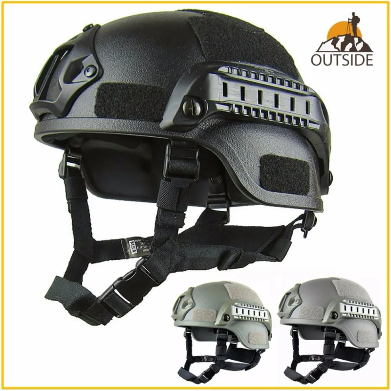 

Quality Lightweight FAST Helmet MICH2000 Airsoft MH Tactical Helmet Outdoor Tactical Painball CS SWAT Riding Protect Equipment