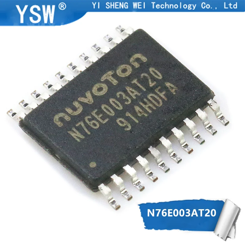 N76E003AT20 Nuvoton/ TSSOP20 100% новый и оригинальный|Аксессуары для внешних аккумуляторов| |