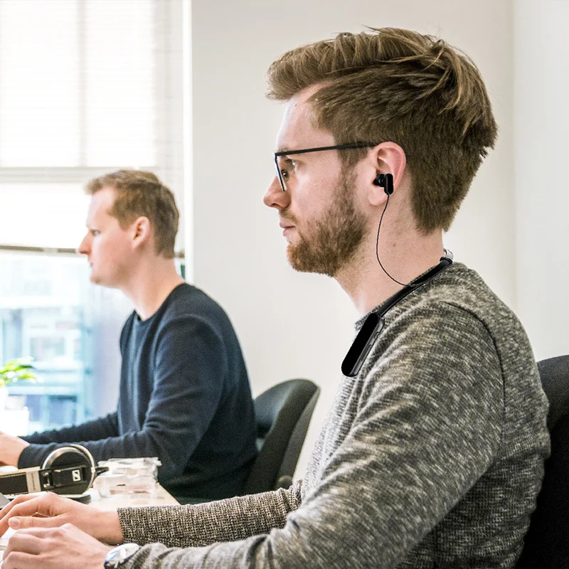 Новинка 2020 г. наушники Pottnar с шейным ободом Bluetooth 5 1 беспроводная гарнитура