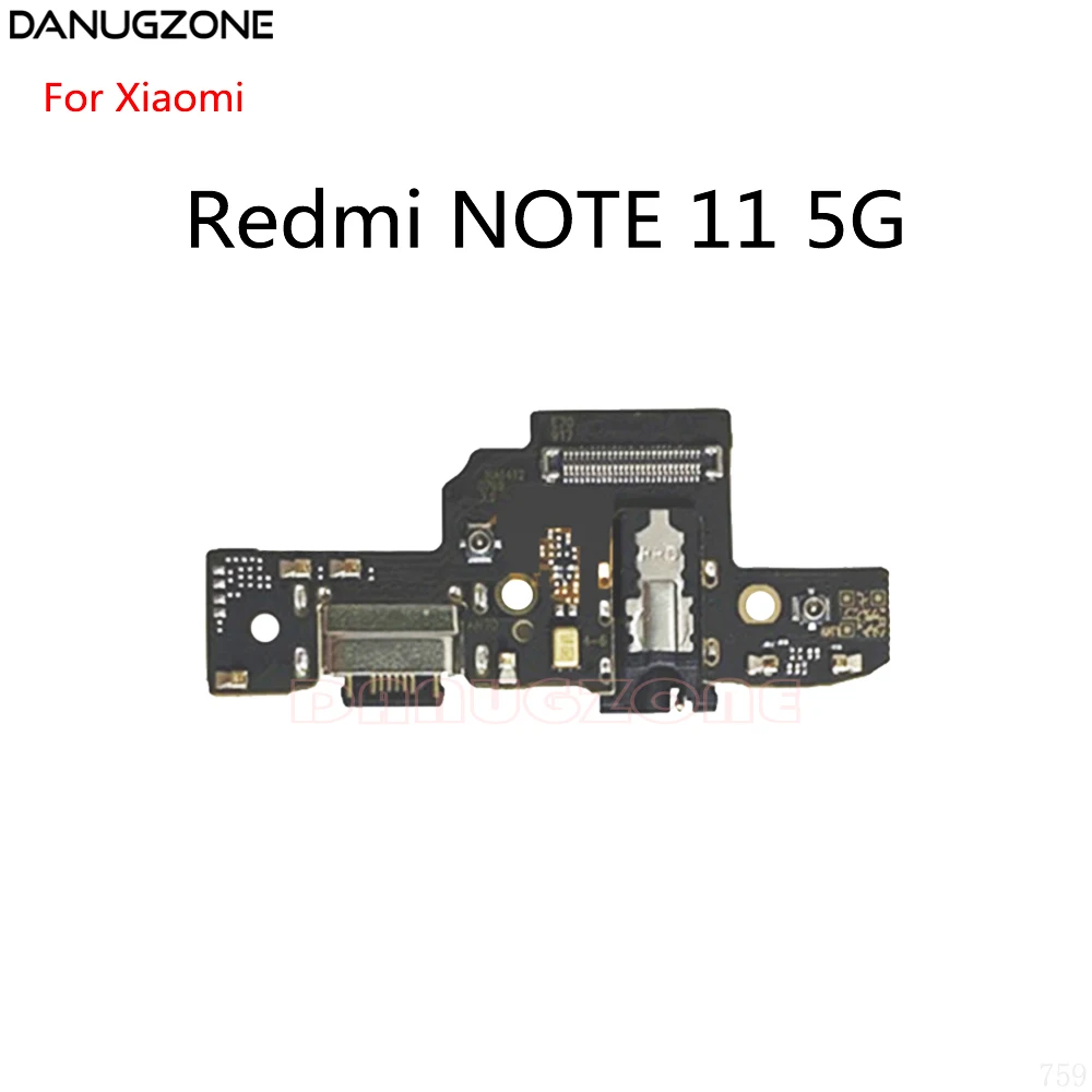 10 шт./лот для Xiaomi Redmi NOTE 11 USB зарядная док-станция гнездо разъем штекер плата гибкий
