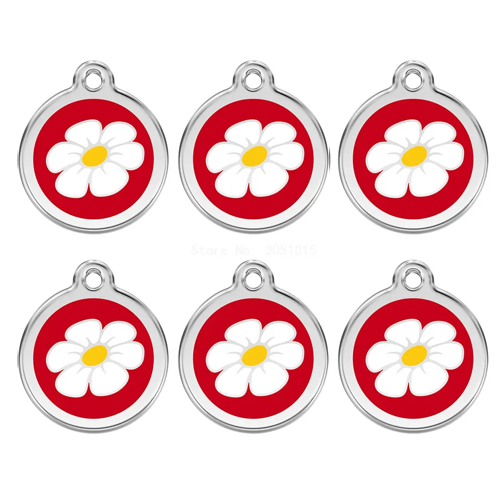 100 шт. идентификационная бирка для собак гравировка ошейника домашних животных|ID