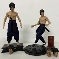 bruce lee action figure 16 dragon tiger fighting three headed real clothes the return of the grand master
