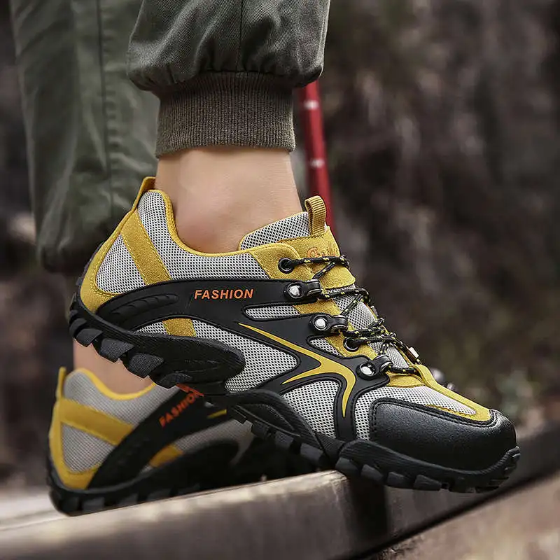 

Summer Shoes Men's Sports Big Size Non-slip Male Sneakers Lightweight Men Sports Shoes Breathable Mesh Men's Running Shoes 92D