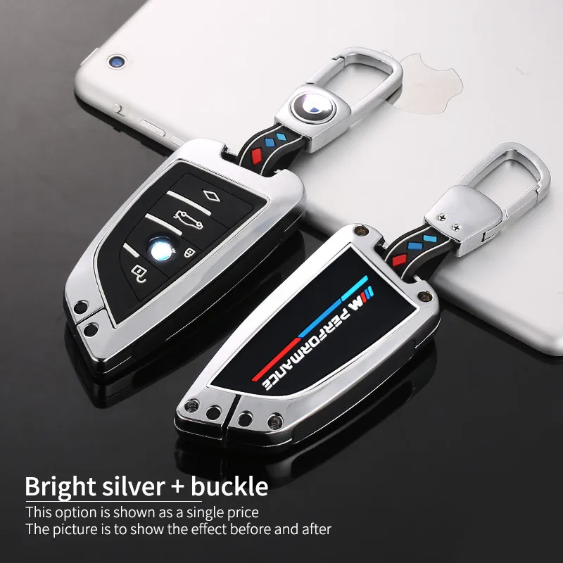 

Car Key Case Cover Remote Shell Bag Holder For Bmw F20 G20 G30 X1 X3 X4 X5 G05 X6 Accessories Car-Styling Keychain Protector