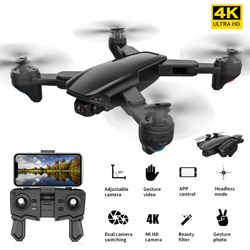 

FEMA Professional GPS Drone 4K with Dual Camera Hd 5G WiFi FPV Optical Flow Foldable RC Quadcopter Mini Dron VS SG907