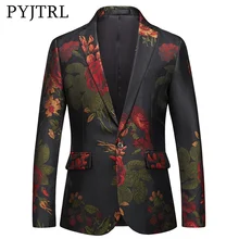 Oodji – veste Blazer décontractée pour petite entreprise, décor imprimé d'un bouton, style coréen, Slim Fit, Costume à fleurs  (1)