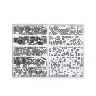 Shellhard 500 шт. микро очки из нержавеющей стали, гайки для часов, отвертка, Ремонтный инструмент, наборы микро-винтов, ассортимент инструментов