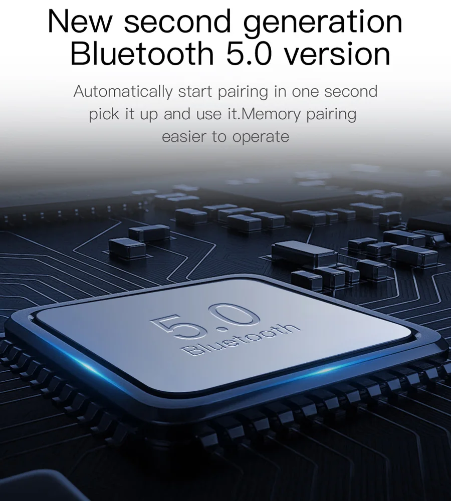 TWS Bluetooth 5,0 настоящие Беспроводные наушники с шумоподавлением, Спортивная гарнитура, стерео наушники с микрофоном для мобильного телефона