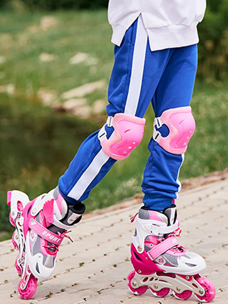 Детские роликовые коньки Flash высококачественные детские из ПВХ одноколесные с