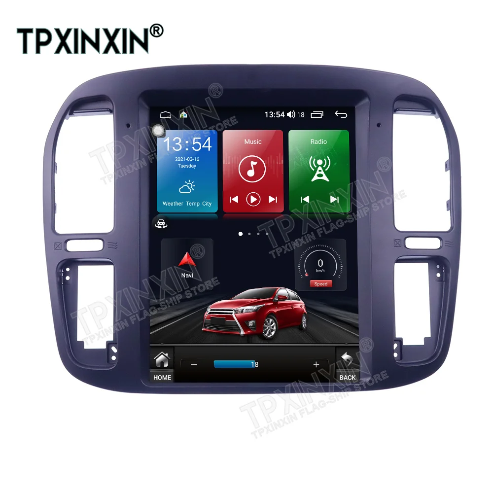 Автомагнитола для Toyota Land Cruiser LC100 1992-2002 Lexus LX470 2002-2007 магнитола 2DIN Android