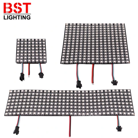 Xnbada WS2812B RGB светодиодная панель 8x8/16x16/8x32