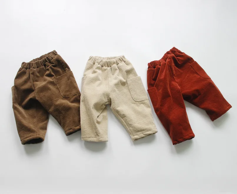 2019 штаны для маленьких мальчиков зимние леггинсы дизайнерские брендовые плотные