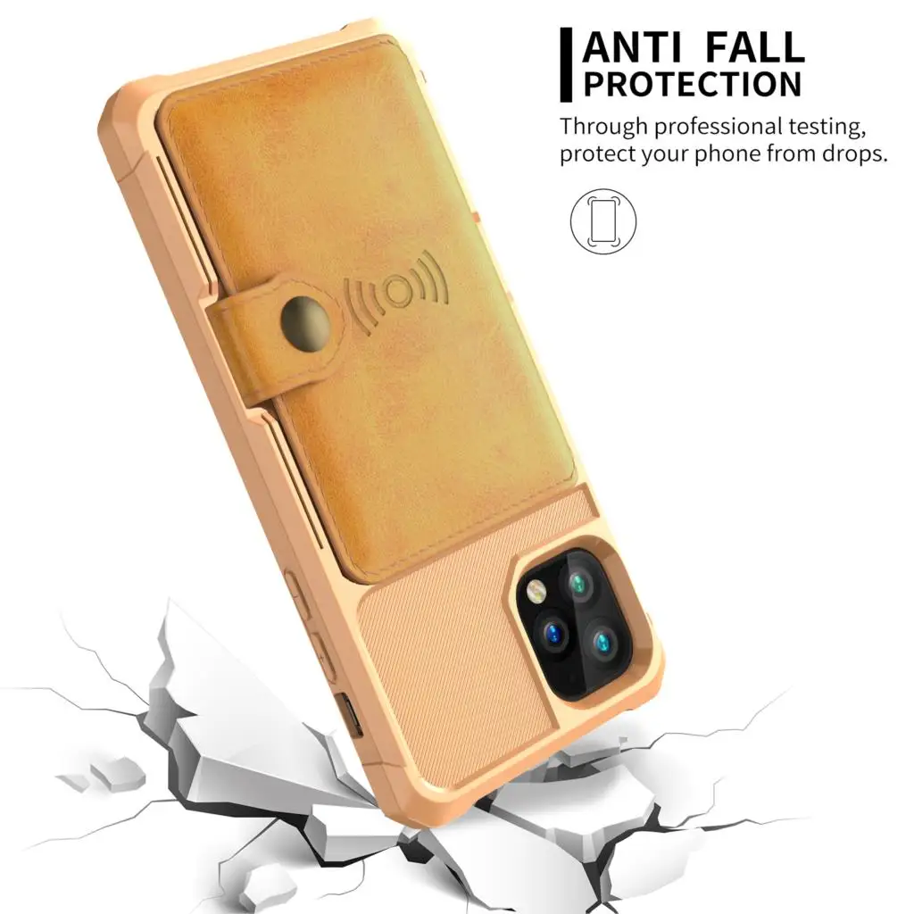 Премиальный кожаный чехол-книжка чехол для iPhone 11/XI XS Max XR 6 7 8 Plus TPU противоударный чехол для телефона Беспроводная зарядка автомобильный Магнитный чехол