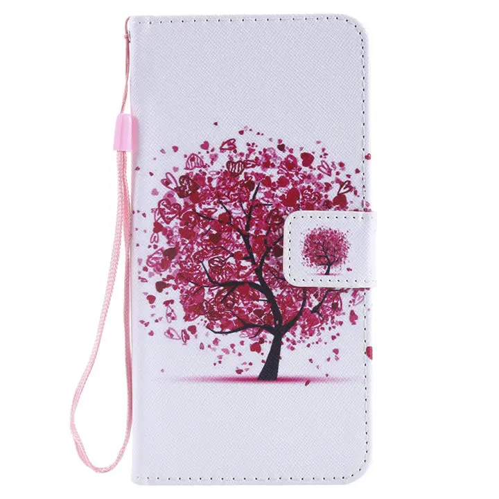 Colored Tree Флип кожаный чехол для Funda huawei mate 20X10 Pro P Smart Plus Nova 3 3i Enjoy 7S 9Plus P8 P9 Lite чехол-кошелек P06F - Цвет: Colored Tree