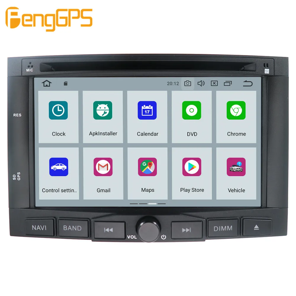 Android 9 0 4 + 64 Гб px5 встроенный DSP автомобильный мультимедийный DVD-плеер радио для PEUGEOT