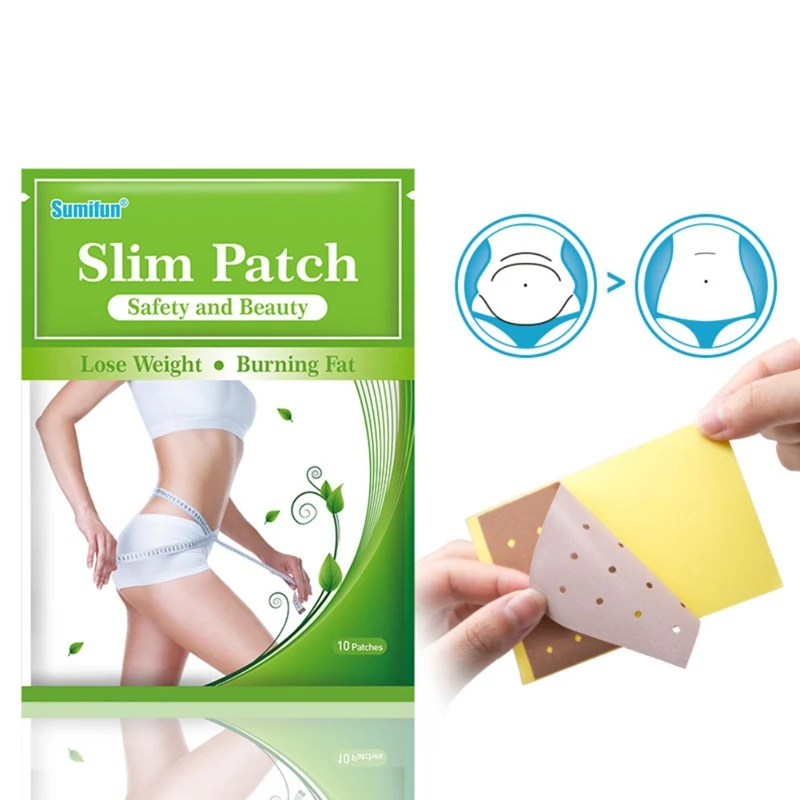 Китайский пластырь для похудения Сжигание жира пупок палка из трав медицинская