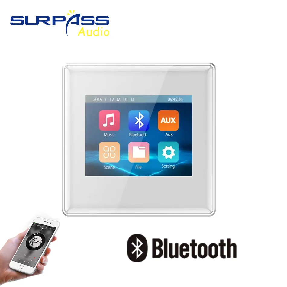 Умная домашняя музыкальная система сенсорный экран Мини Настенный усилитель