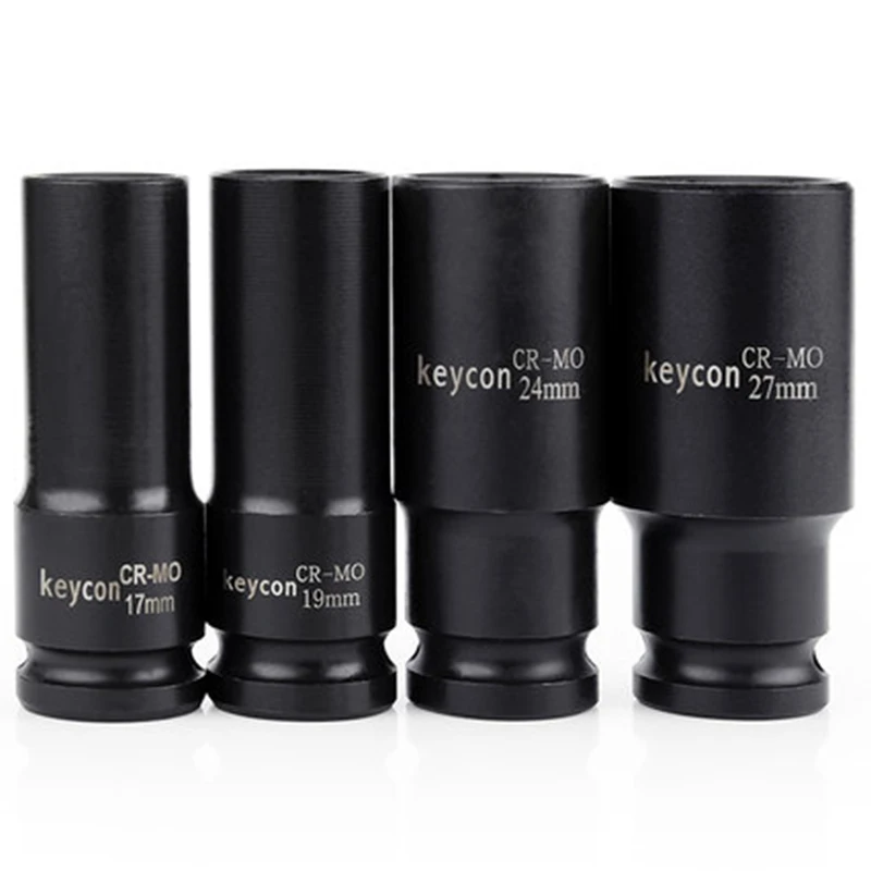 8-32mm Impact Socket 1/2 Inch Air Socket Adopter Metric Universal Pneumatic Socket Wrench Head for Electric /Air Impact Wrench