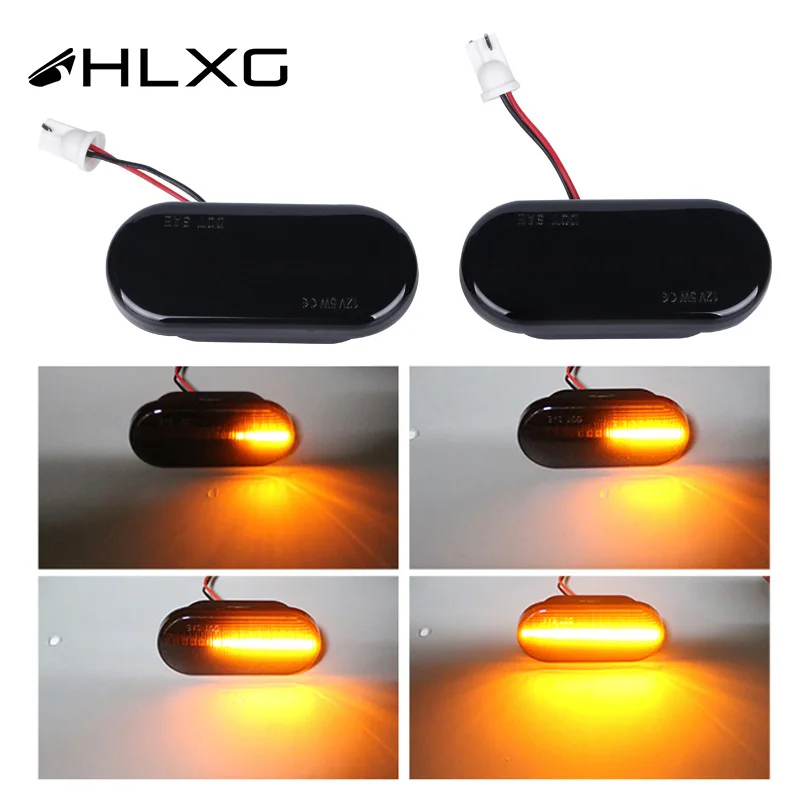 2X динамический боковой маркер Led для vw golf 4 polo 9n seat leon 1 м ford focus mk2 fiesta ibiza 6l c max Volkswagen