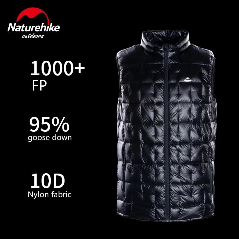 Жилет Naturehike пуховой ульсветильник для мужчин и женщин светильник гусиный пух 95%