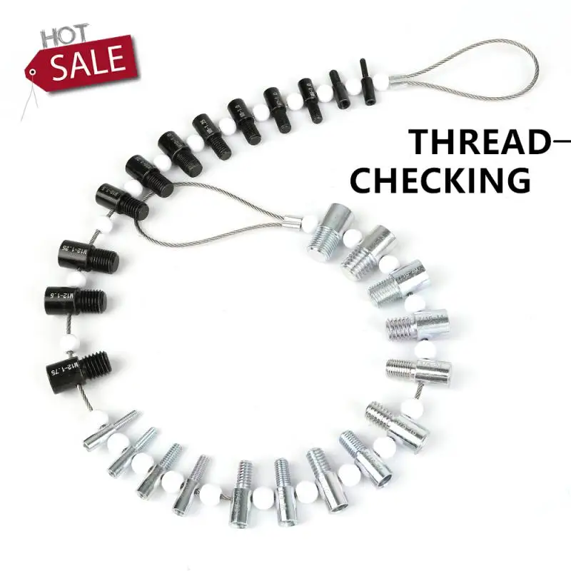 Тестер резьбы болт гайка винт проверка осмотр 6-32 1/2-20 Φ (дюймы и метрические)