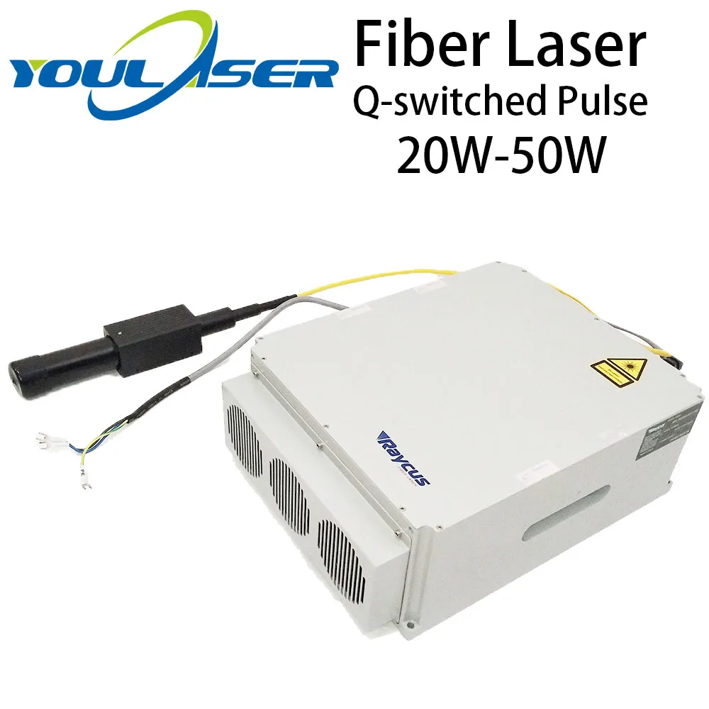 Raycus 20 Вт 50 импульсная оптоволоконная Лазерная серия GQM 1064 нм Высококачественная