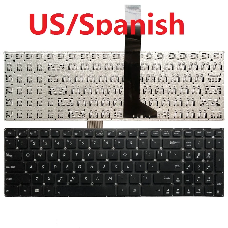 Новая английская/SP/испанская клавиатура для Asus X550LB X550LC X550LD X550LDV X550LN X550MJ X550V X550VB K550D