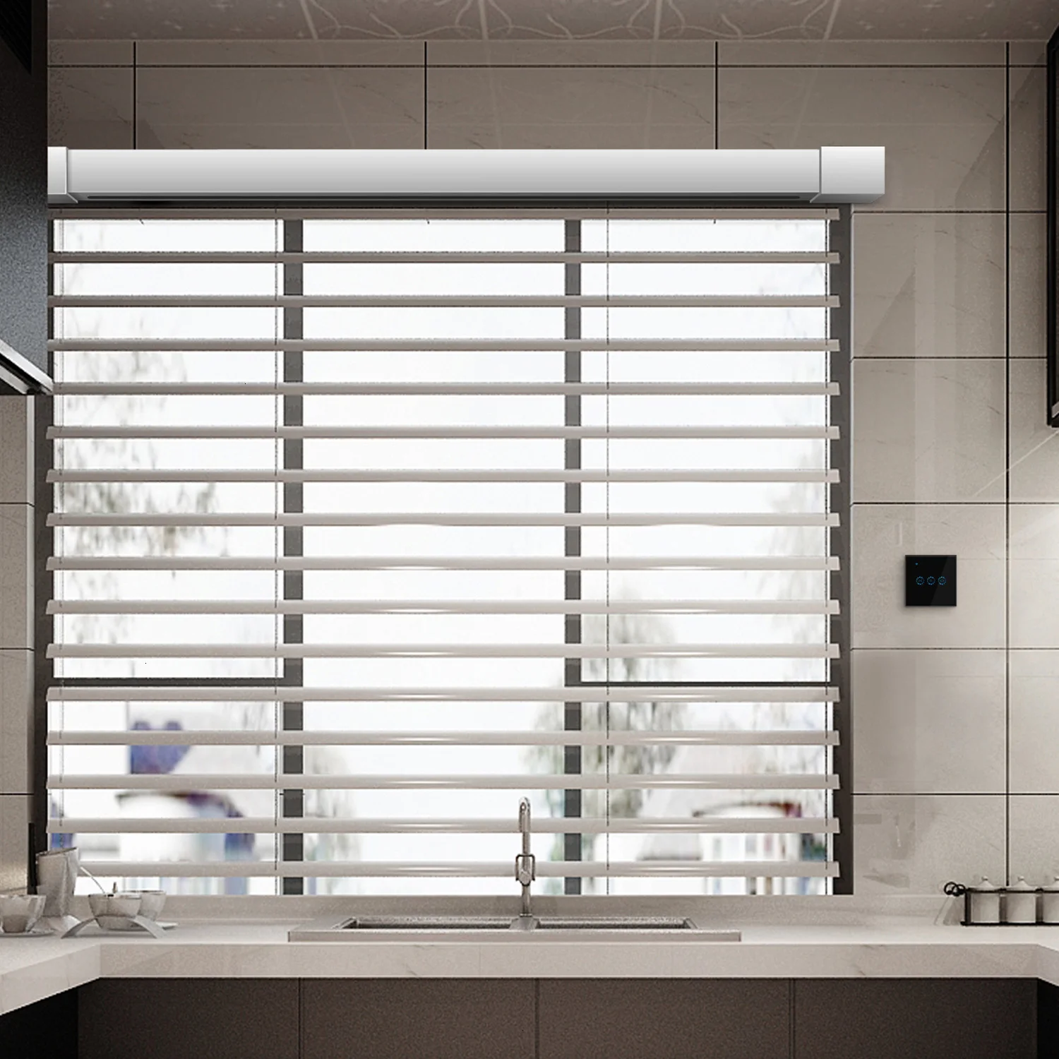 Умный дом WiFi электрические сенсорные жалюзи переключатель занавесок приложение