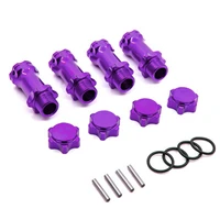 4pcs 17mm hex hub 30mm extension connector adapter combiner for 18 hsp 94087 94762 rc car accessories