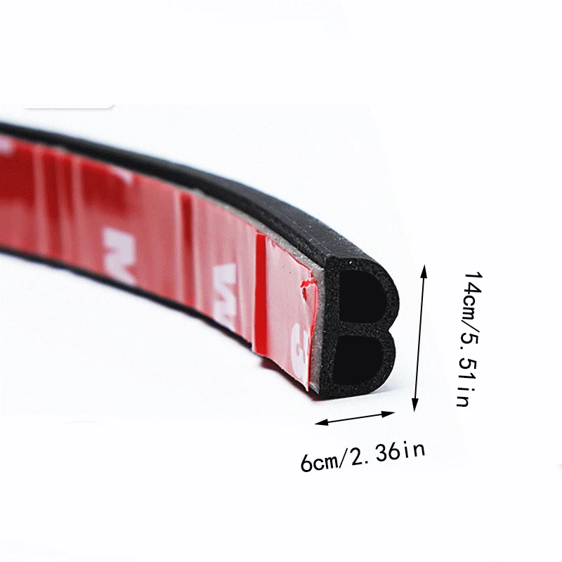 1 м двери автомобиля резиновые уплотнительные полоски B Тип Шум изоляции