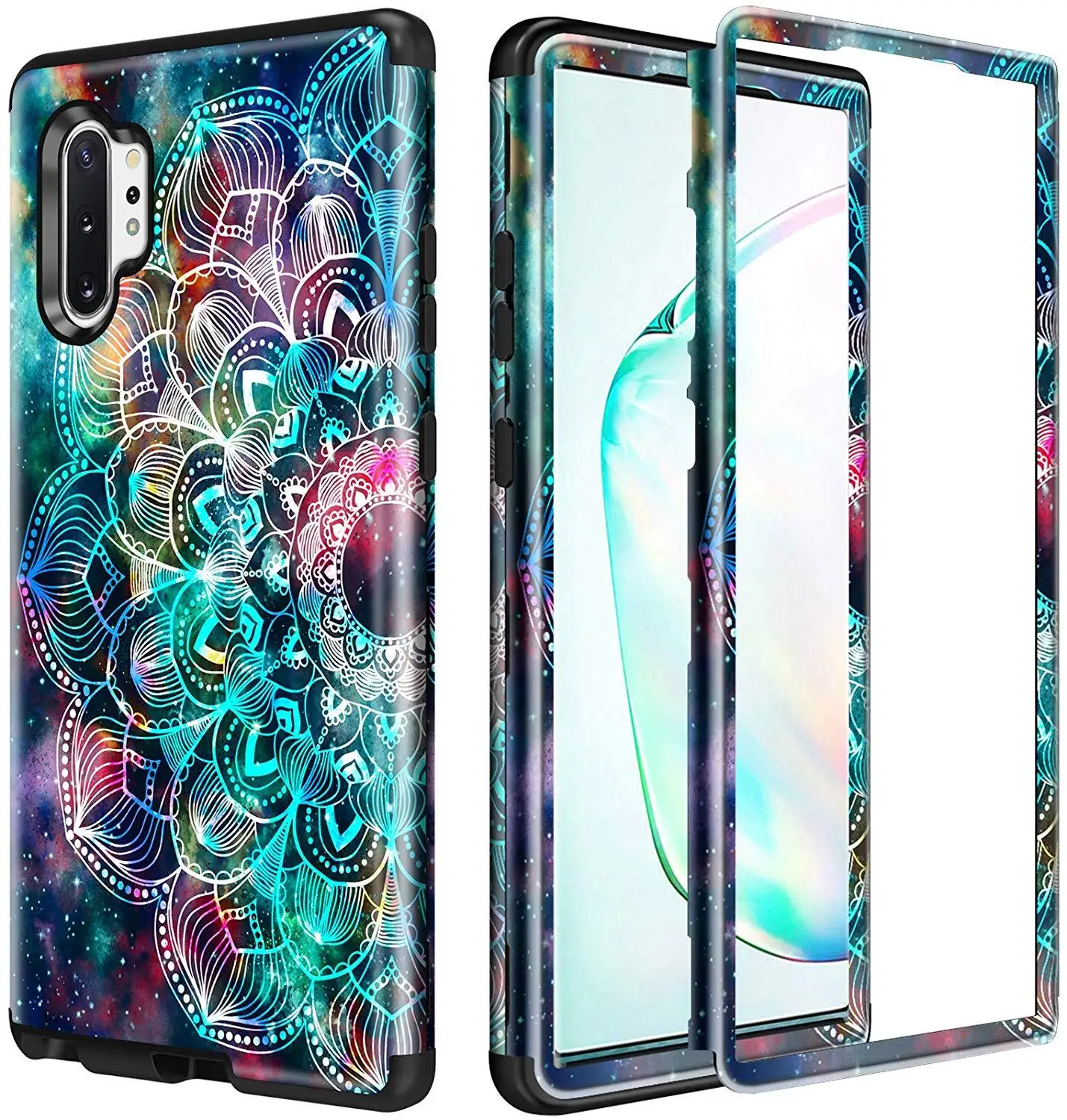 for Samsung Galaxy S9 S10 Plus Note 10 9 Case 360 Full Body Coverage Hard PC+Soft Silicone TPU 3in1 Shockproof Cover | Мобильные