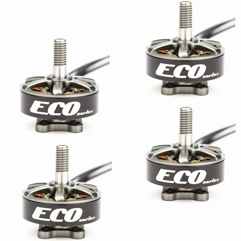

4 Pieces Emax ECO Series 2306 1700KV 3~6s /2400KV 2~4s Durable Motor RC Parts Accessory for DIY FPV Racing Drone RC Helicopter