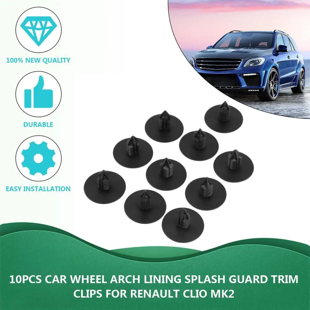 10 шт. бампер на дверь крыло крышка Автомобильный крепеж пластиковая