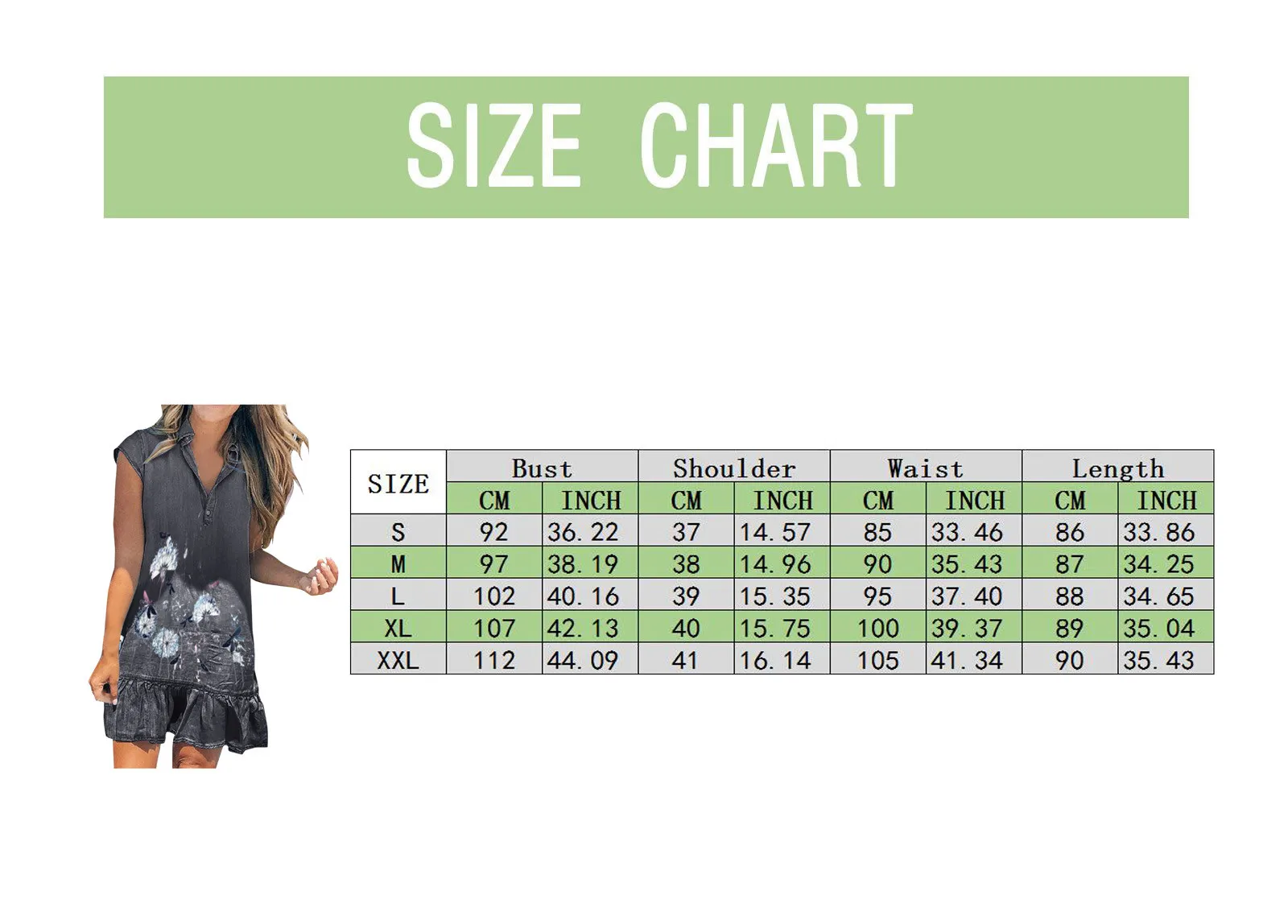 

Women Fashion Short Sleeves V-neck Dandelions Print Casual Loose Dress robe fleurie ropa mujer verano 2021 conjuntos de vestido