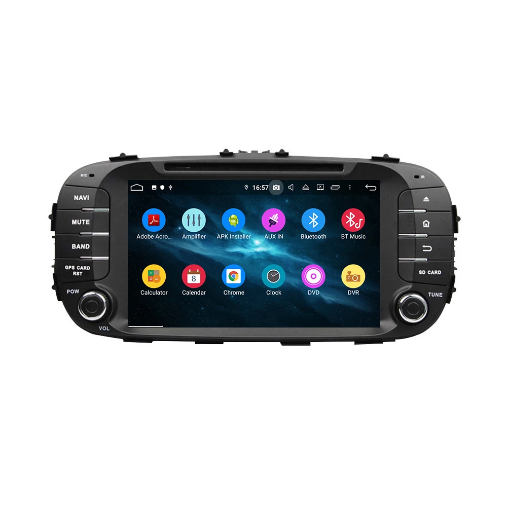8 &quot2 Din ядер Android 9 0 dvd плеер автомобильный Радио для KIA SOUL 2014 Автомобильный