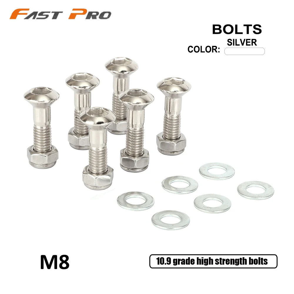 Мотоциклетные 6 шт. Звездочка винтовая крышка заглушка болт для KTM YAMAHA SUZUKI HONDA KAWASAKI