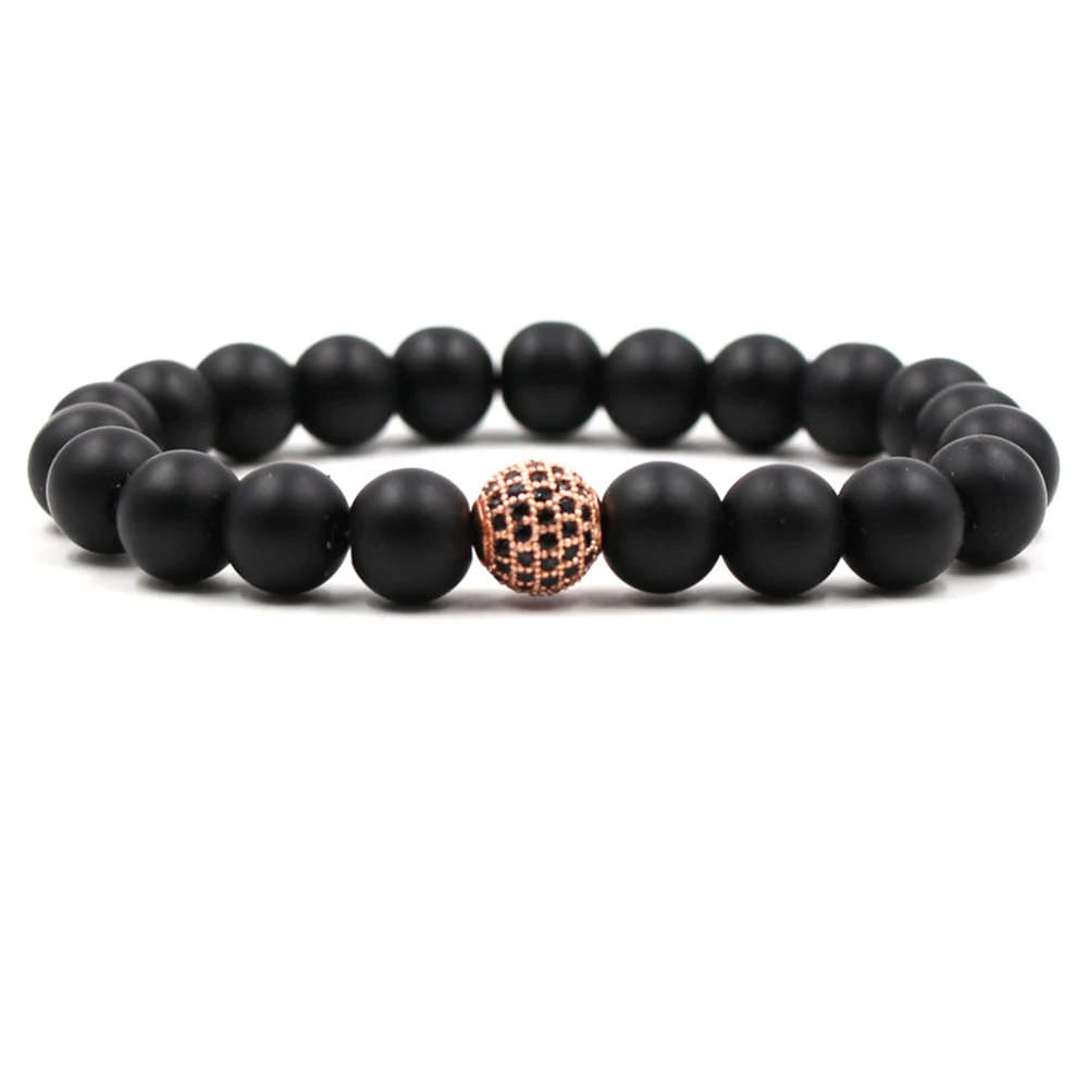 Горячая Распродажа парные стеклянные бусины микро циркониевые браслеты для