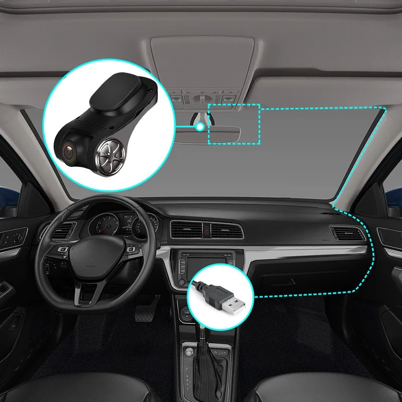 Автомобильный видеорегистратор ADAS с функцией дальнего действия 1080P FHD ночным